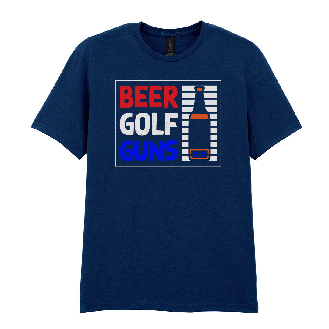 Beer Golf Guns | Unisex Graphic T-Shirt
