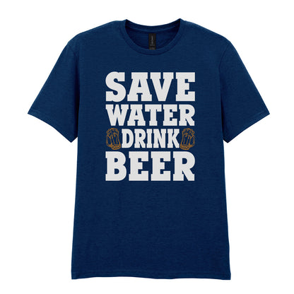 Save Water Drink Beer | Unisex Graphic T-Shirt – Design 1