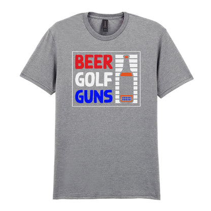 Beer Golf Guns | Unisex Graphic T-Shirt