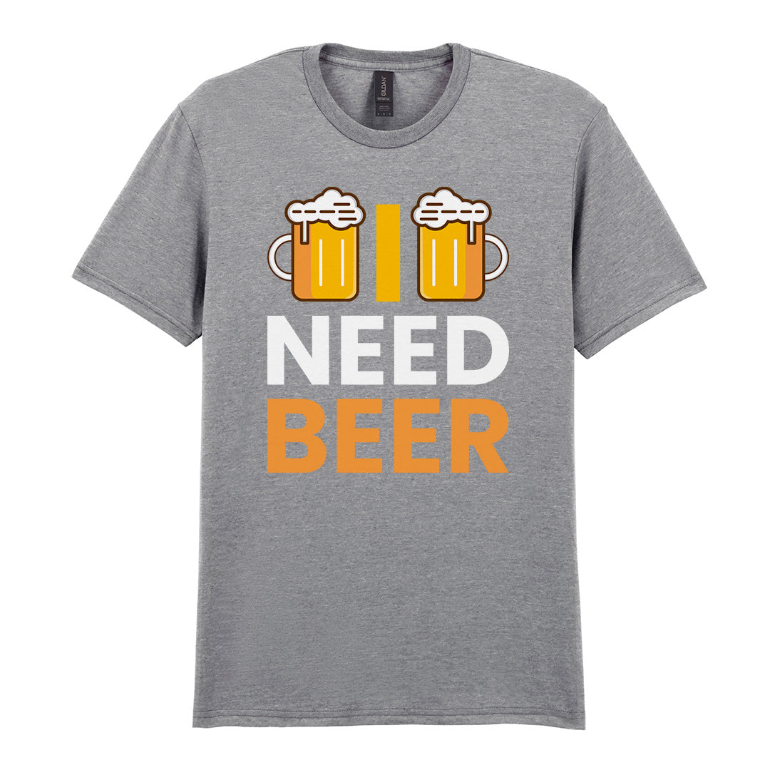 I Need Beer | Unisex Graphic T-Shirt – Design 1