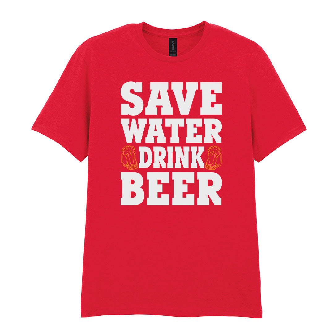Save Water Drink Beer | Unisex Graphic T-Shirt – Design 1