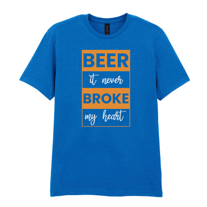 Beer It Never Broke My Heart | Unisex Graphic T-Shirt