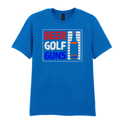 Beer Golf Guns | Unisex Graphic T-Shirt