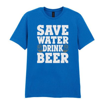Save Water Drink Beer | Unisex Graphic T-Shirt – Design 1
