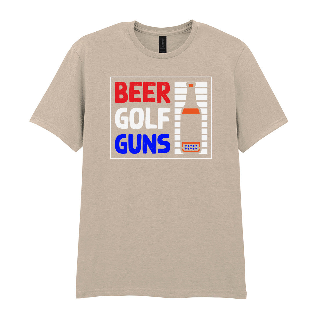 Beer Golf Guns | Unisex Graphic T-Shirt