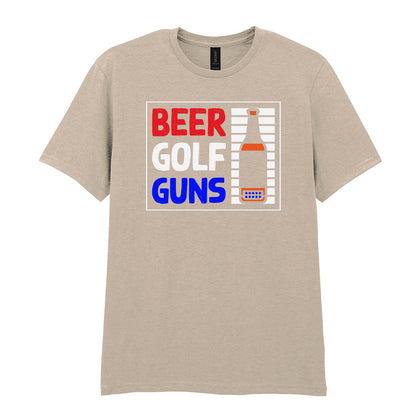 Beer Golf Guns | Unisex Graphic T-Shirt