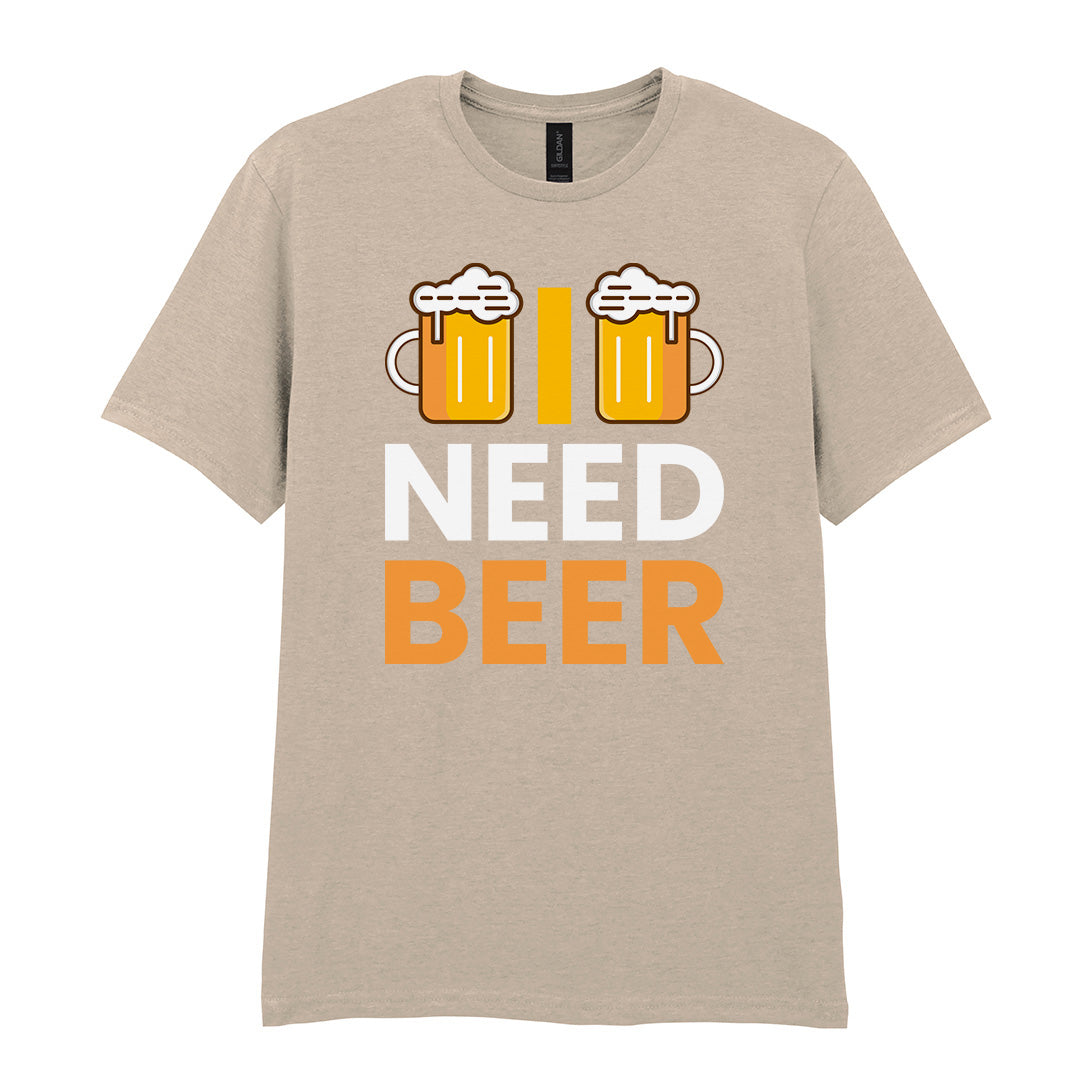 I Need Beer | Unisex Graphic T-Shirt – Design 1