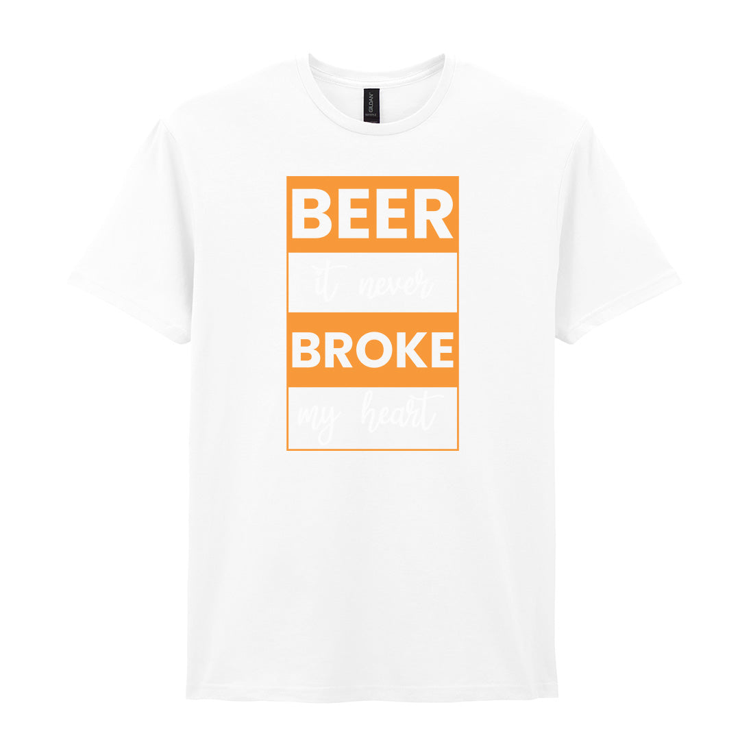Beer It Never Broke My Heart | Unisex Graphic T-Shirt
