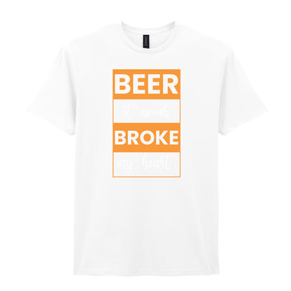 Beer It Never Broke My Heart | Unisex Graphic T-Shirt