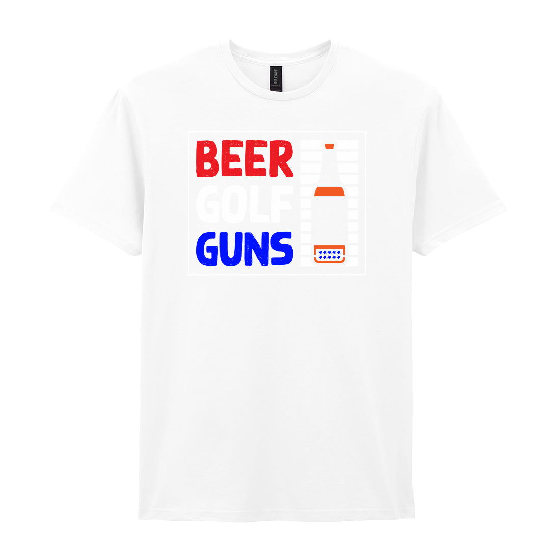 Beer Golf Guns | Unisex Graphic T-Shirt
