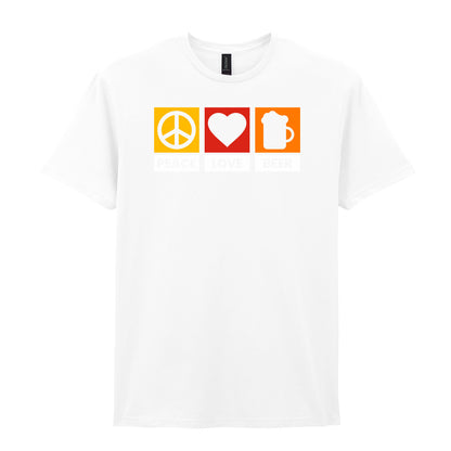 Peace Love Beer | Unisex Graphic T-Shirt