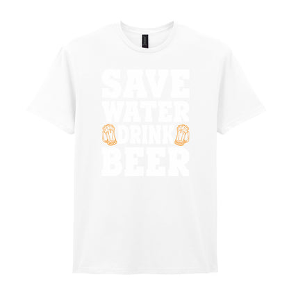 Save Water Drink Beer | Unisex Graphic T-Shirt – Design 1
