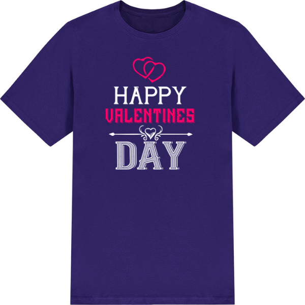 Happy Valentine's Day graphic T-shirt - image 4