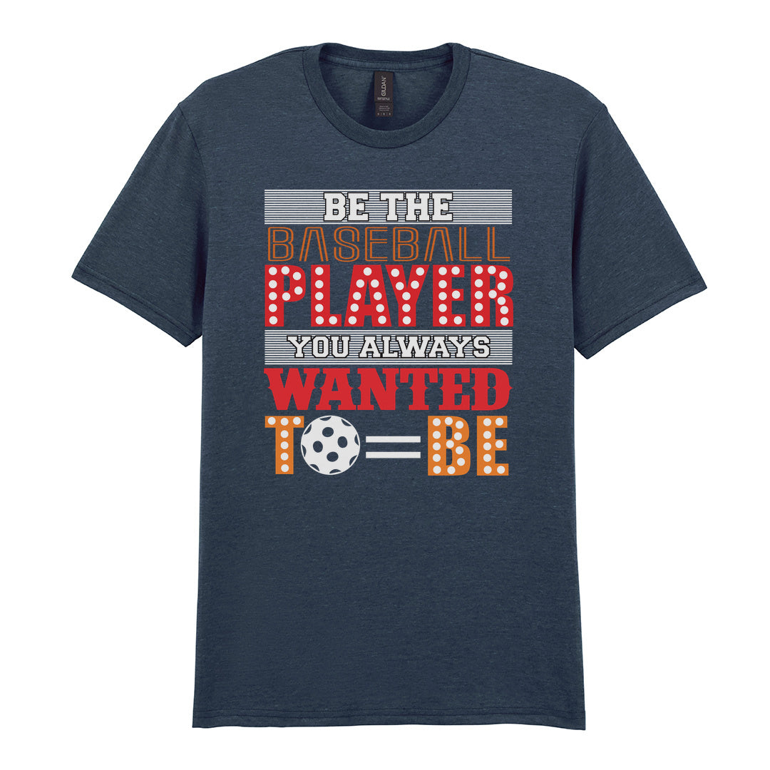 IPRINTOP Elevate Your Game Today - Design 2 Graphic T-Shirt in Dark Heather - player slogan and ball