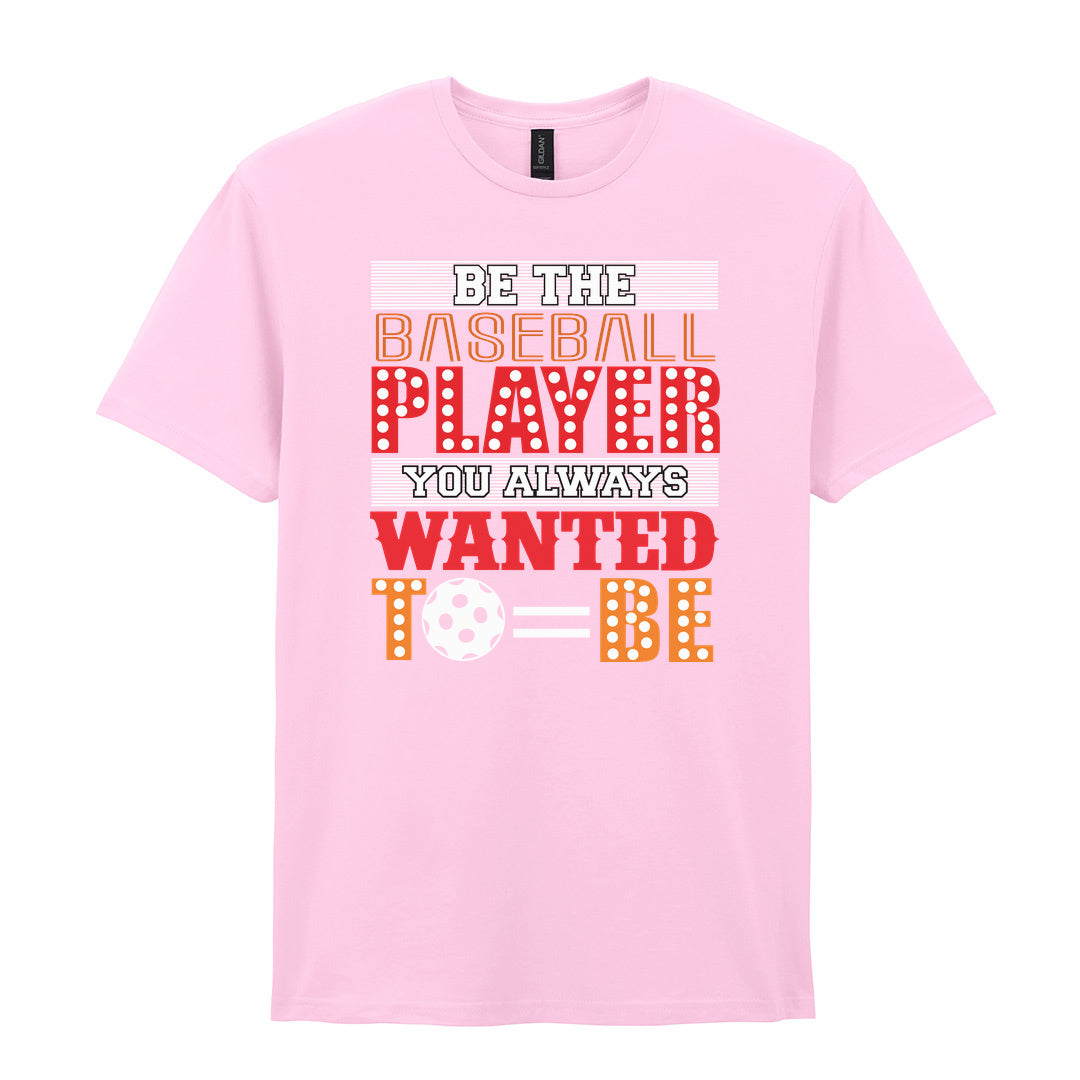 IPRINTOP Elevate Your Game Today - Design 2 Graphic T-Shirt in Light Pink - player slogan and ball
