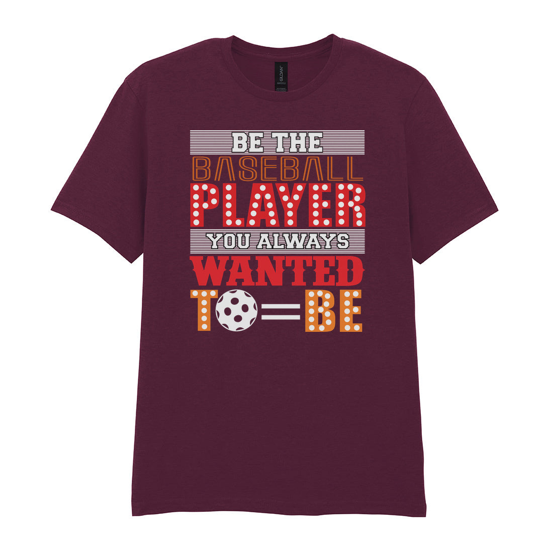 IPRINTOP Elevate Your Game Today - Design 2 Graphic T-Shirt in Maroon - player slogan and ball