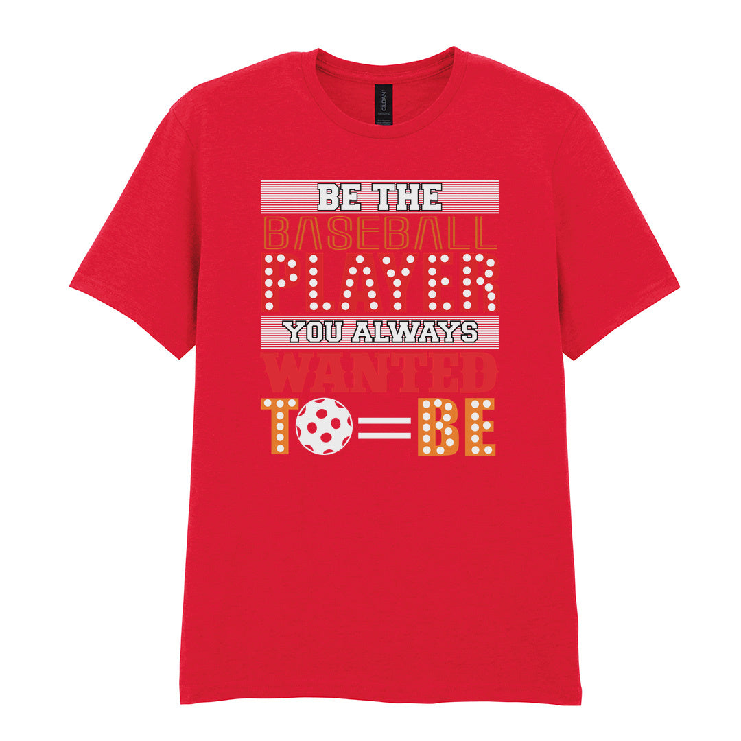 IPRINTOP Elevate Your Game Today - Design 2 Graphic T-Shirt in Red - player slogan and ball
