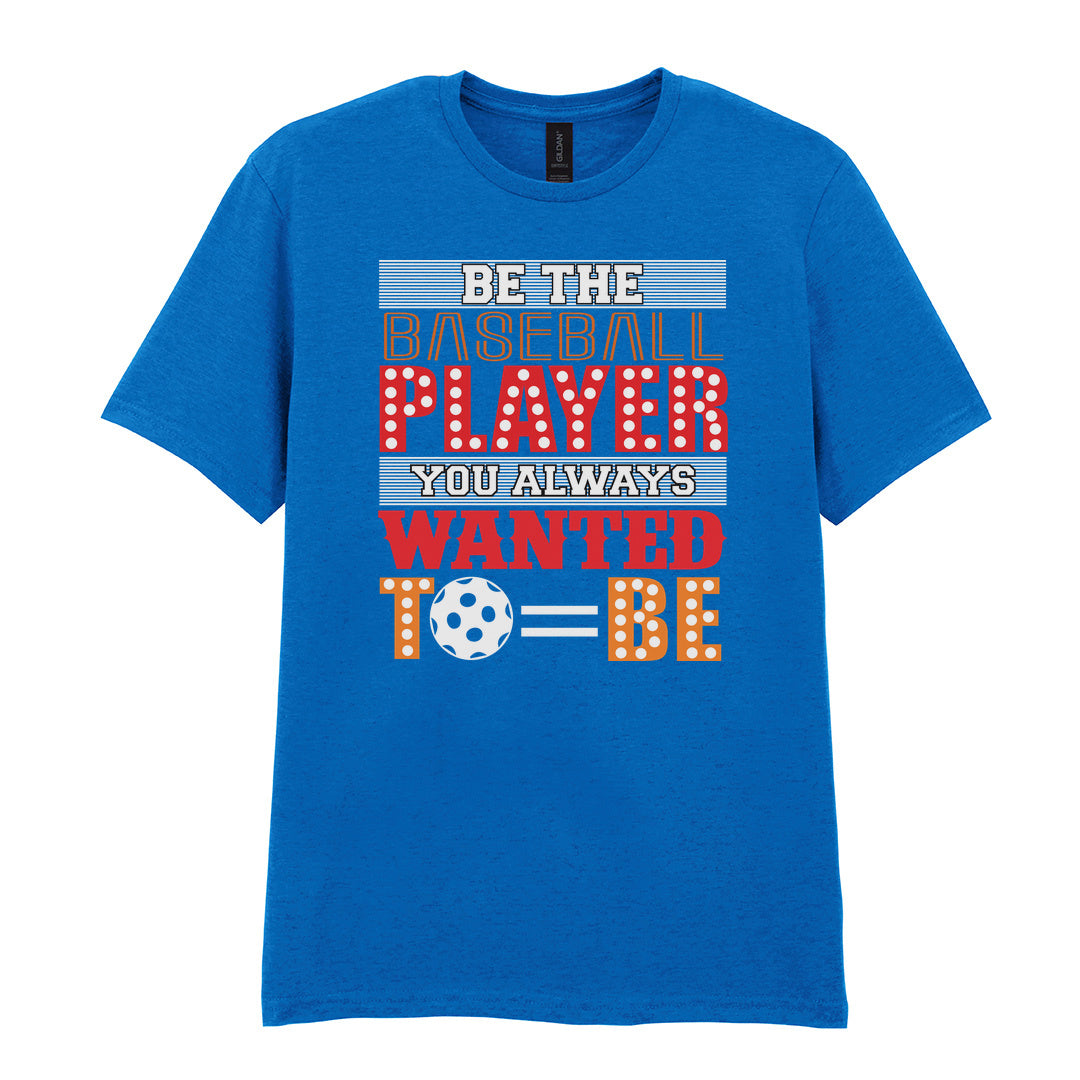 IPRINTOP Elevate Your Game Today - Design 2 Graphic T-Shirt in Royal - player slogan and ball