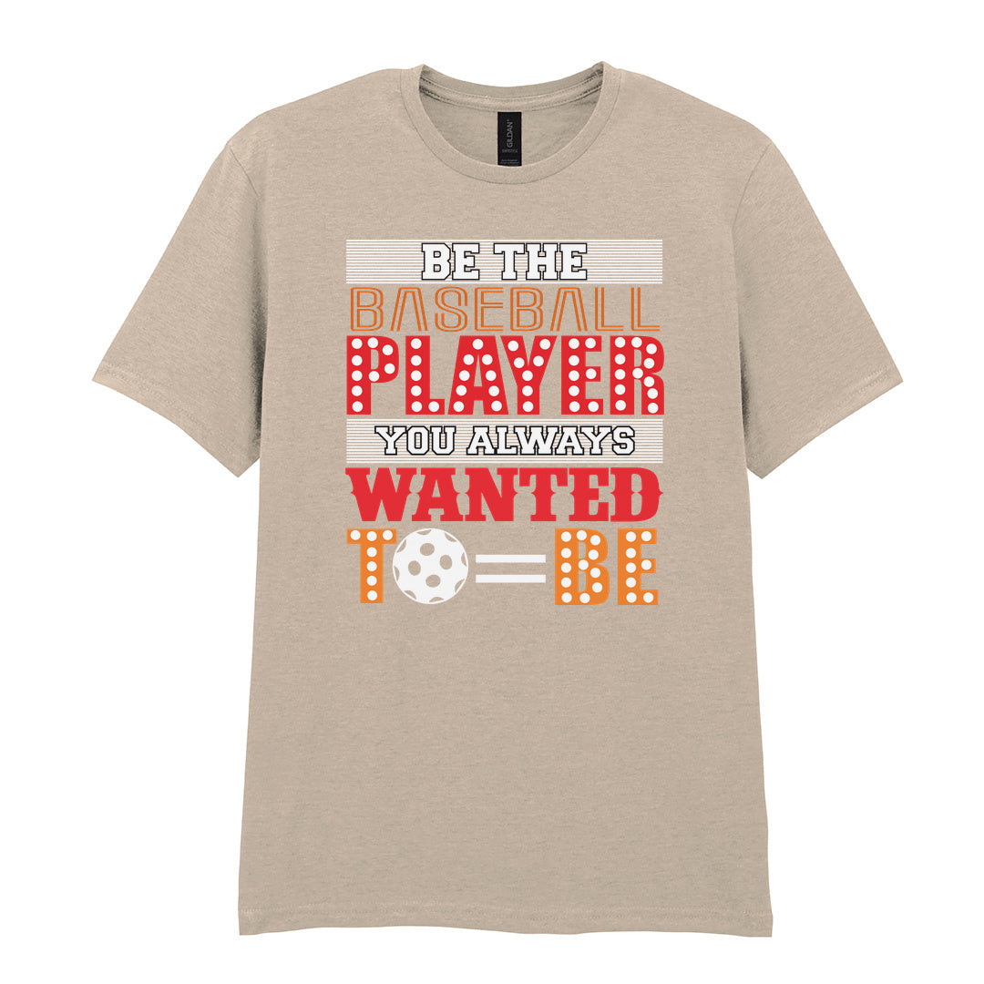 IPRINTOP Elevate Your Game Today - Design 2 Graphic T-Shirt in Sand - player slogan and ball