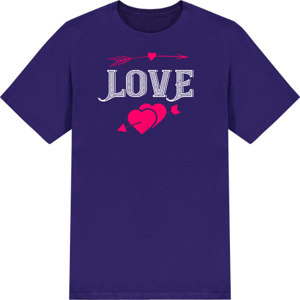 Love graphic T-shirt - image 4