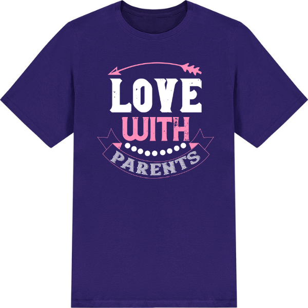 Love With Parents graphic T-shirt - image 4