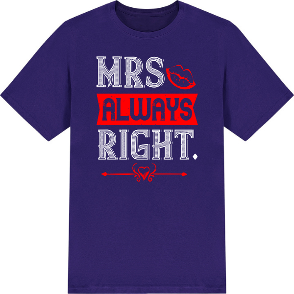 Mrs. Always Right graphic T-shirt - image 4