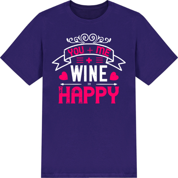 You Me Wine Happy graphic T-shirt - image 4