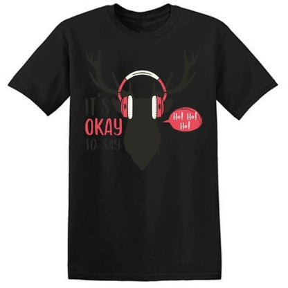 It's OK To Say Ho Ho Ho graphic T-shirt - image 3